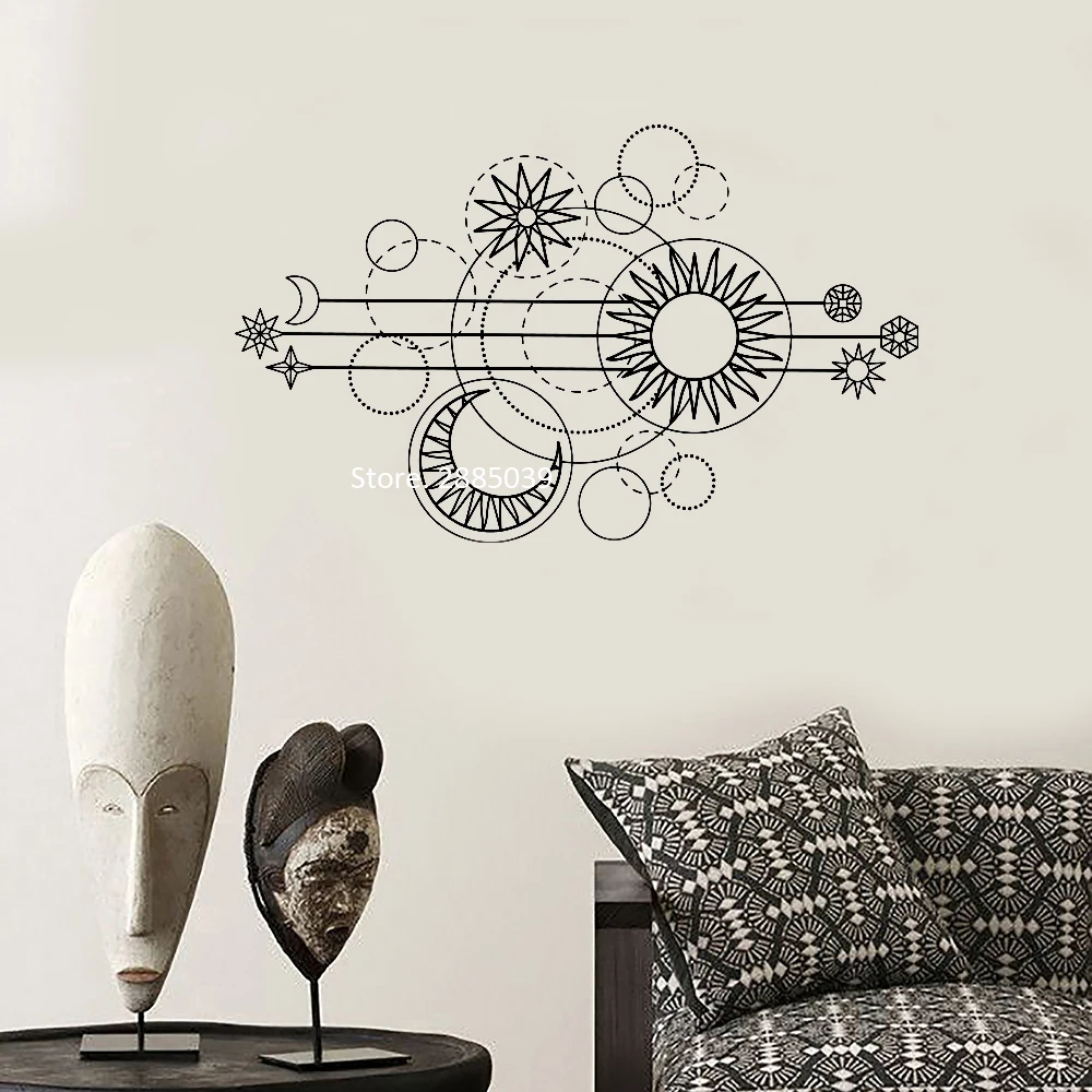 Geometric Moon Phases Wall Decal Art Moon Phases Design Home Decor Sun Decals Wall Stickers Unique Sofa background Murals LC1079
Geometric Moon Phases Wall Decal Art Moon Phases Design Home Decor Sun Decals Wall Stickers Unique Sofa background Murals LC1079