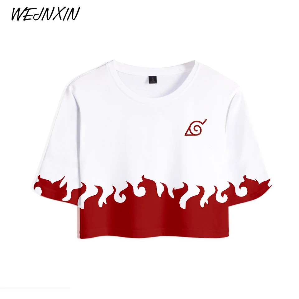 VAGROVSY Fashion 2018 Naruto Crop Top Women Summer Short Sleeve T Shirt Sexy Cropped Female 3D Cosplay Naruto Anime Tees Tops
VAGROVSY Fashion 2018 Naruto Crop Top Women Summer Short Sleeve T Shirt Sexy Cropped Female 3D Cosplay Naruto Anime Tees Tops