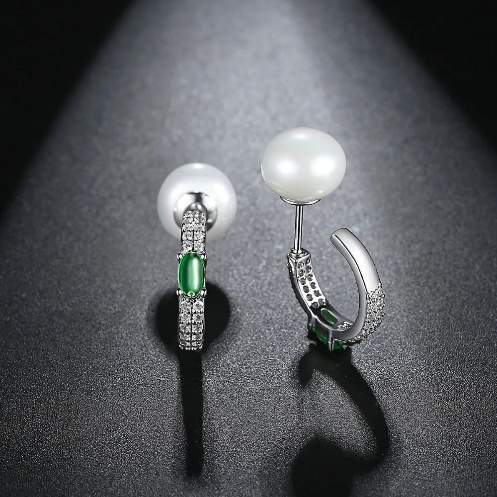 Queen Lotus Luxury Cubic Zircon Earrings for Women Round Crystal Stud Earrings Jewelry Pearl Earrings with Green Stone Party Hot
Queen Lotus Luxury Cubic Zircon Earrings for Women Round Crystal Stud Earrings Jewelry Pearl Earrings with Green Stone Party Hot