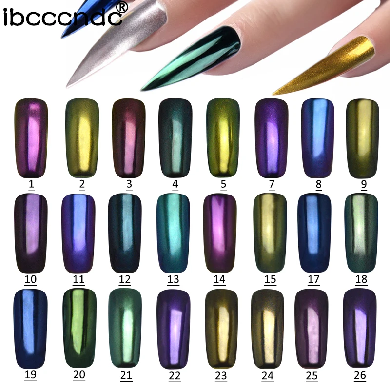 1g Magic Shinning Chameleon Mirror Nail Glitters Powder Gorgeous Nail Polish Chrome Pigment Manicure Dust Nail Art Decoration
1g Magic Shinning Chameleon Mirror Nail Glitters Powder Gorgeous Nail Polish Chrome Pigment Manicure Dust Nail Art Decoration