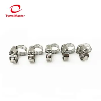 100pcs/lot High Quality 9-16mm Screw Band Worm Drive Hose Clamp 304 Stainless Steel Hose Hoop Pipe Clamp Clip
100pcs/lot High Quality 9-16mm Screw Band Worm Drive Hose Clamp 304 Stainless Steel Hose Hoop Pipe Clamp Clip