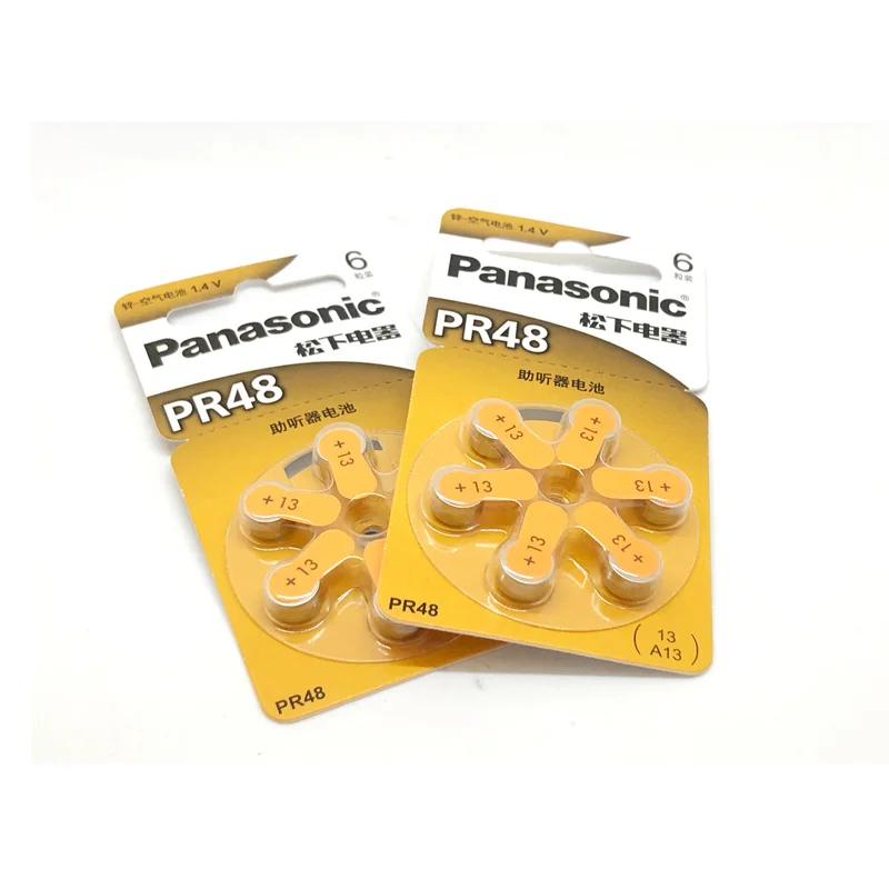 180 шт./лот новый оригинальный для Panasonic PR48 слуховой аппарат батарея 7 9 мм * 5 4 13 A13