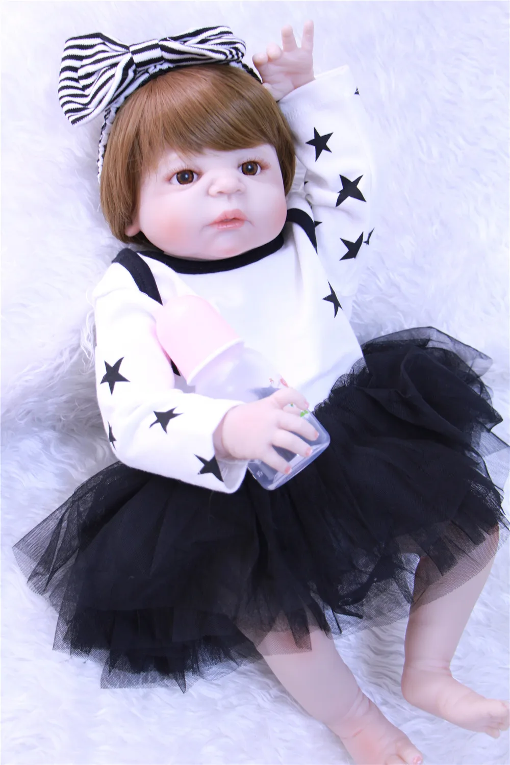 Фото Силиконовая кукла NPK 22 дюйма | Игрушки и хобби
