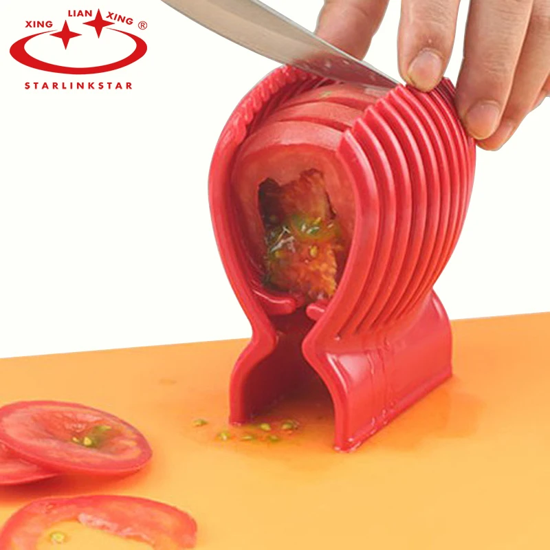 Tomato Slicer Holder Food-Grade Plastic Fruit Vegetable Cutter Red Tomato Holder Slicer Guide Potato/Onion Holder Cutter
Tomato Slicer Holder Food-Grade Plastic Fruit Vegetable Cutter Red Tomato Holder Slicer Guide Potato/Onion Holder Cutter