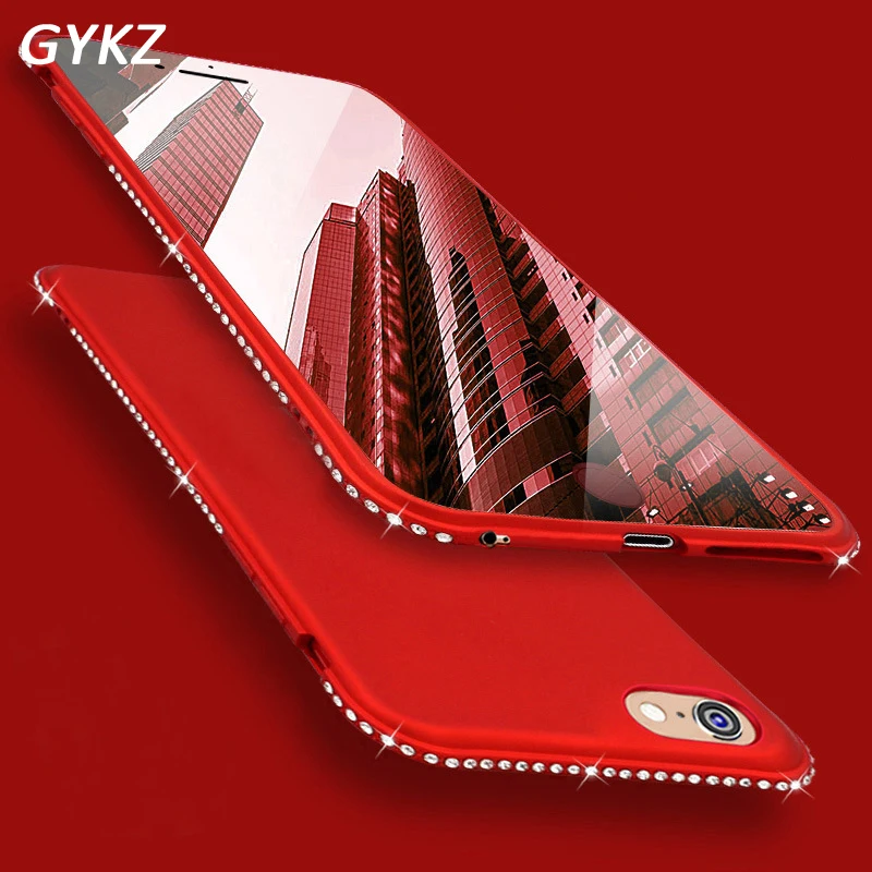 GYKZ Soft Silicone Case For iPhone X 7 8 6 6S Plus Glitter Matte Luxury Diamond Back Cover For iPhone 7 6 8 plus Cases Coque
GYKZ Soft Silicone Case For iPhone X 7 8 6 6S Plus Glitter Matte Luxury Diamond Back Cover For iPhone 7 6 8 plus Cases Coque