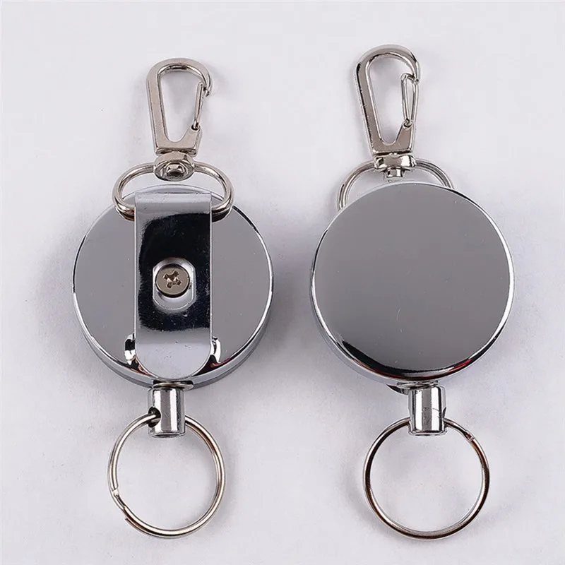 New Recoil Sporty Retractable Alarm Bag Hook Hanger Holder Anti Lost Yoyo Ski Pass ID Card
New Recoil Sporty Retractable Alarm Bag Hook Hanger Holder Anti Lost Yoyo Ski Pass ID Card
