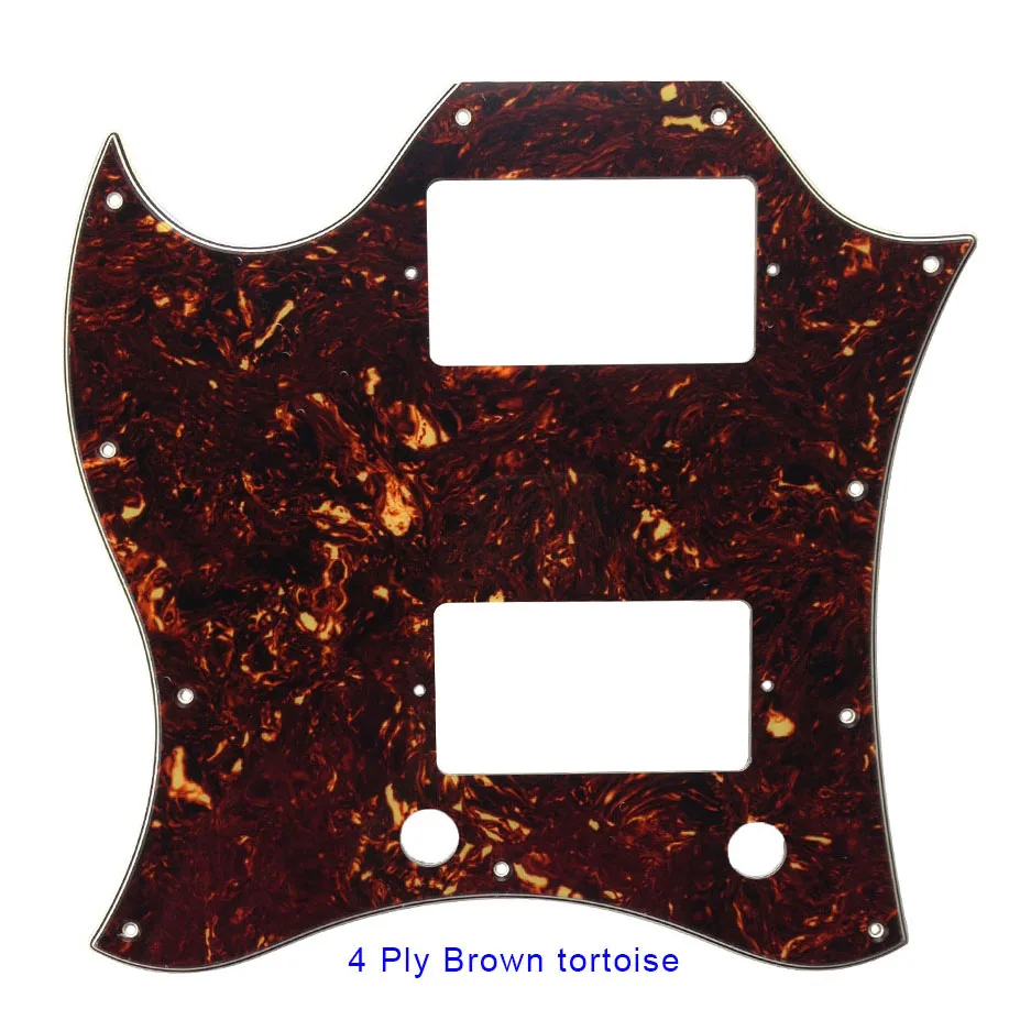 Pleroo Guitar Parts - For Gib Left Handed Standard SG Full Face Guitar Pickguard Route PAF Humbuckers Scratch Plate
Pleroo Guitar Parts - For Gib Left Handed Standard SG Full Face Guitar Pickguard Route PAF Humbuckers Scratch Plate