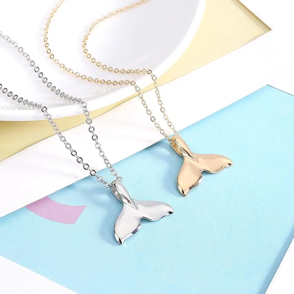 Женское Ожерелье в стиле бохо с подвеской виде китового хвоста чокер дельфином