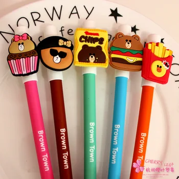 30pcs/lot Korean creative cute cartoon bear animal sign pen gel pen blue ink unisex pen roller ball pens
30pcs/lot Korean creative cute cartoon bear animal sign pen gel pen blue ink unisex pen roller ball pens