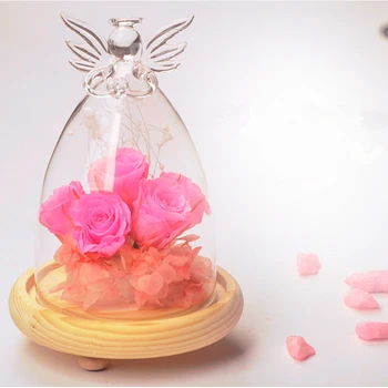 Beautiful Angel Shape Glass Cover Glass Cover Vase / Preserved Fresh Flower Glass Cover / Angle Bottle for Wedding Decoration
Beautiful Angel Shape Glass Cover Glass Cover Vase / Preserved Fresh Flower Glass Cover / Angle Bottle for Wedding Decoration