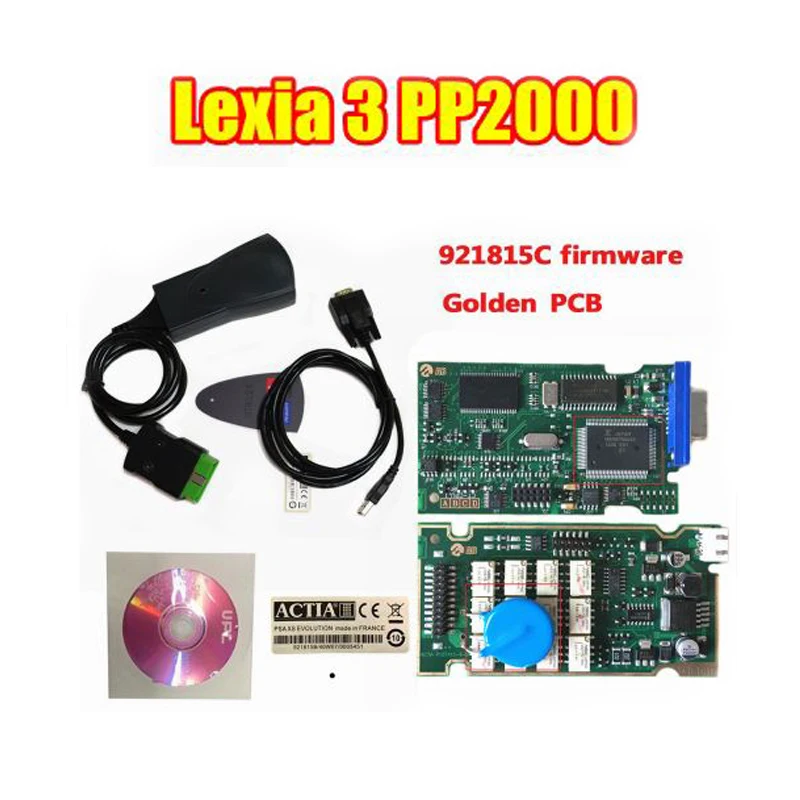 Newest Lexia PP2000 V48/V25 Lexia 3 Diagbox Lexia3 With 921815C Firmware Golden PCB Lexia 3 Diagnostic Tool.
Newest Lexia PP2000 V48/V25 Lexia 3 Diagbox Lexia3 With 921815C Firmware Golden PCB Lexia 3 Diagnostic Tool.