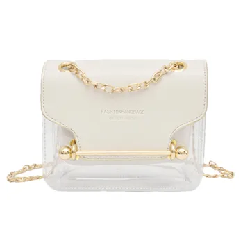 Fashion Women Brand Design Small Square Shoulder Bag Clear Transparent Jelly PU Composite Messenger Bags New Female Handbags
Fashion Women Brand Design Small Square Shoulder Bag Clear Transparent Jelly PU Composite Messenger Bags New Female Handbags