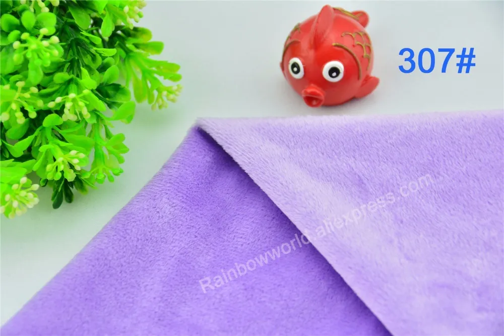 307# light purple Super soft velvet fabric microfiber Fleece velboa hair height 2-3mm for DIY Patchwork toy pillows(1 meter)
307# light purple Super soft velvet fabric microfiber Fleece velboa hair height 2-3mm for DIY Patchwork toy pillows(1 meter)
