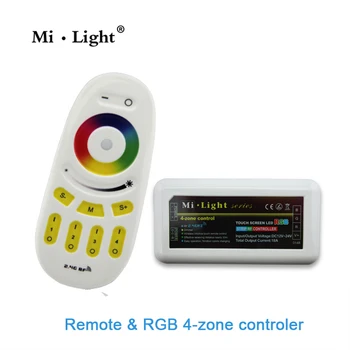 Milight DC12V or DC24V RGB 3Channels 18A 2.4G Wifi RF Transmission Tech 4-Zone RGB LED Strip Light Controller
Milight DC12V or DC24V RGB 3Channels 18A 2.4G Wifi RF Transmission Tech 4-Zone RGB LED Strip Light Controller
