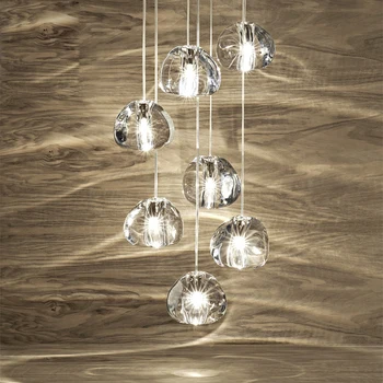 ZYY Glass Water drop Crystal Creative Pendant Light European-style Luxury LED Lamps Modern Glass Indoor Lighting Restaurant
ZYY Glass Water drop Crystal Creative Pendant Light European-style Luxury LED Lamps Modern Glass Indoor Lighting Restaurant