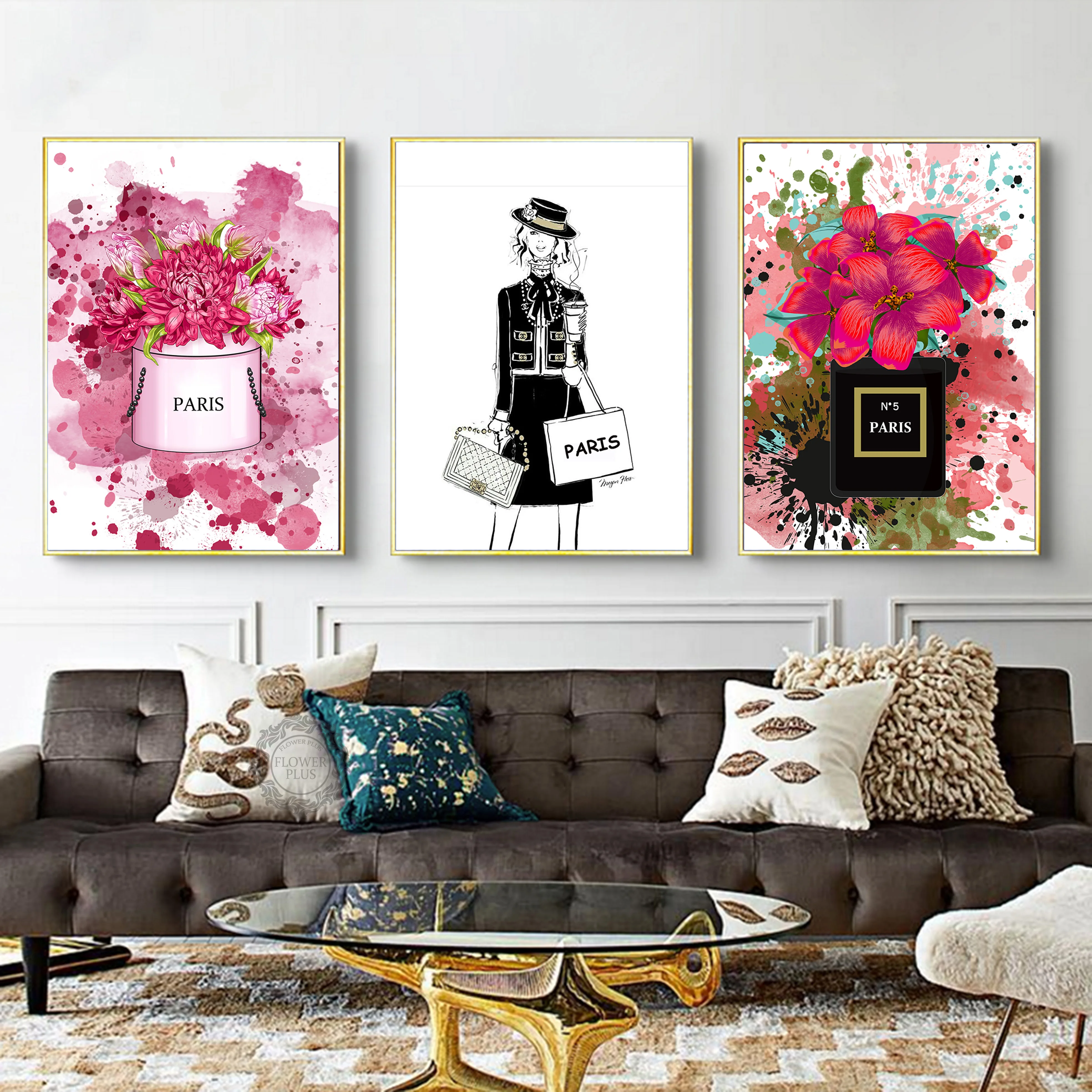 Perfume Rose Peony Flower Wall Art Canvas Painting Nordic Posters And Prints Watercolor Wall Pictures For Living Room Wall Decor
Perfume Rose Peony Flower Wall Art Canvas Painting Nordic Posters And Prints Watercolor Wall Pictures For Living Room Wall Decor