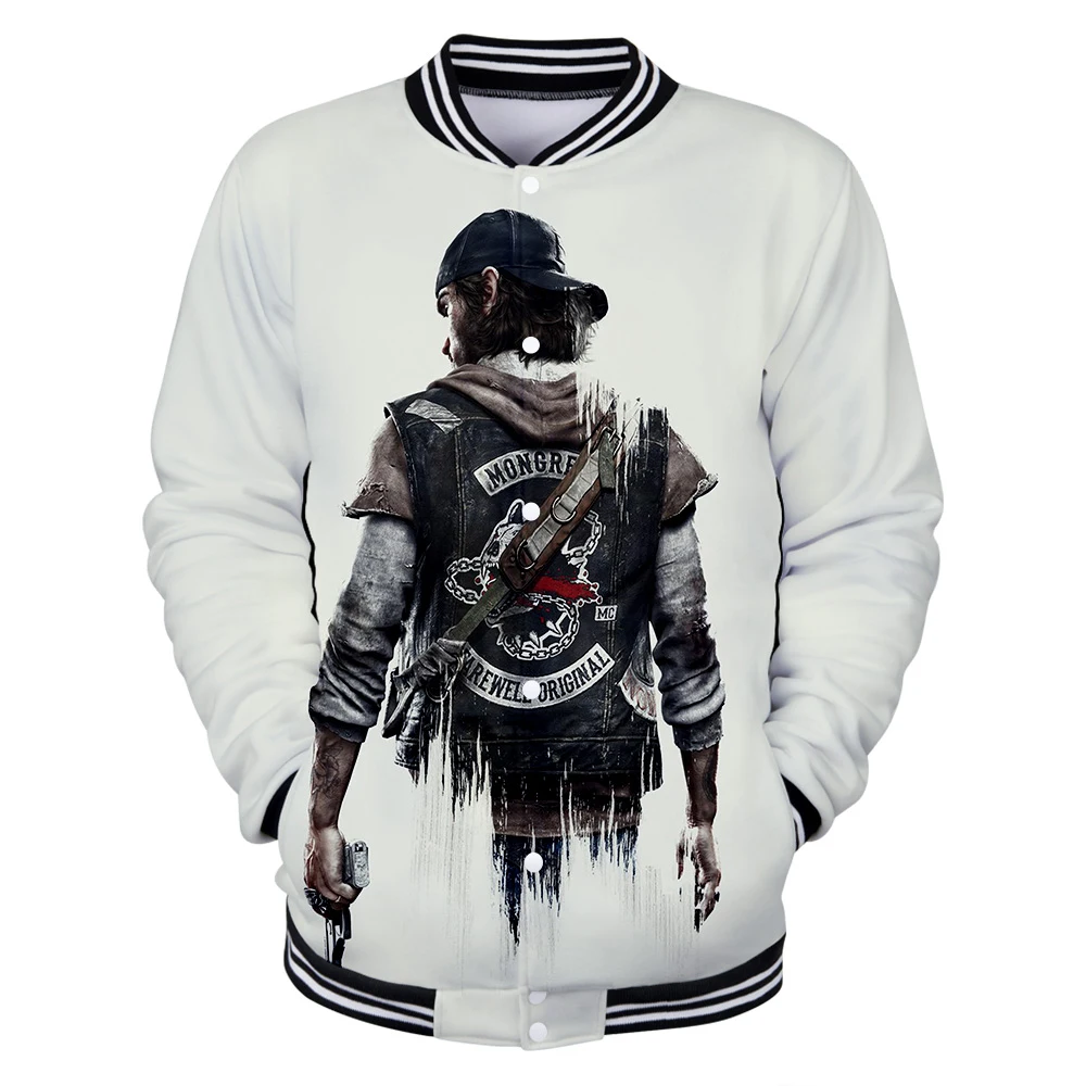 days gone 3D style New Casual Slim Baseball Jacket Fashion Long-sleeved Jacket 2019 Trend Casual Baseball uniform
days gone 3D style New Casual Slim Baseball Jacket Fashion Long-sleeved Jacket 2019 Trend Casual Baseball uniform