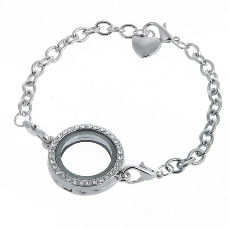 New Fashion DIY Photo Frame Bracelet Living Memory Locket Floating Silver Chain Jewelry
New Fashion DIY Photo Frame Bracelet Living Memory Locket Floating Silver Chain Jewelry