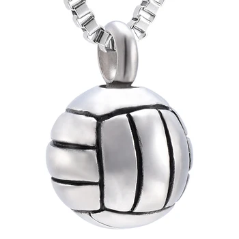 Cremation Memorial Ash Jewelry Volleyball Charm Pendant Stainless Steel Keepsake Urn Necklace for Ashes Dog Pet
Cremation Memorial Ash Jewelry Volleyball Charm Pendant Stainless Steel Keepsake Urn Necklace for Ashes Dog Pet