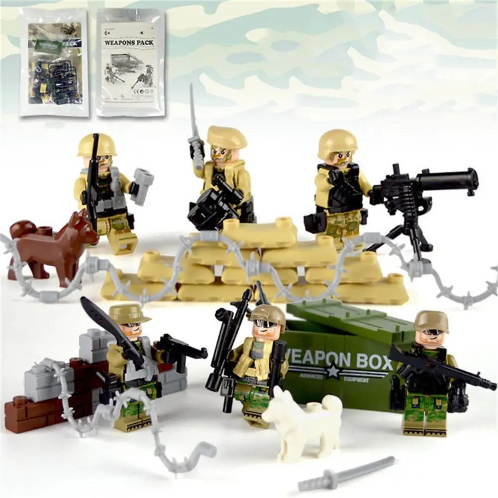 ON SALE Police Military Figures Soldier Army Gun Weapon Modern War Build Block Brick legoed For Children Toy
ON SALE Police Military Figures Soldier Army Gun Weapon Modern War Build Block Brick legoed For Children Toy