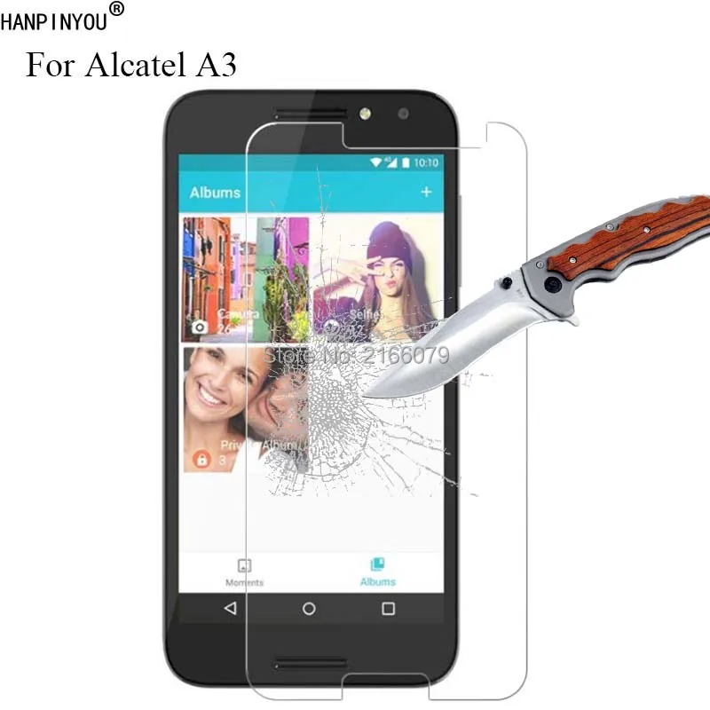 New 9H 2.5D Tempered Glass Screen Protector For Alcatel A3 5046D 5046Y 5.0" Protective Film + Clean Tools
New 9H 2.5D Tempered Glass Screen Protector For Alcatel A3 5046D 5046Y 5.0" Protective Film + Clean Tools