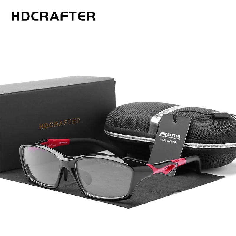 

HDCRAFTER Mens Driving Riding Sports Glasses Frames TR90 Prescription Myopia Hyperopia Optical Eyeglasses Frames Spectacle