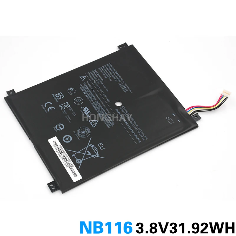 HONGHAY NB116 Аккумулятор для ноутбука Lenovo Ideapad 100S NB116 5B10K37675 3,8 V 31,92wh 8400mAh 0813001
HONGHAY NB116 Аккумулятор для ноутбука Lenovo Ideapad 100S NB116 5B10K37675 3,8 V 31,92wh 8400mAh 0813001