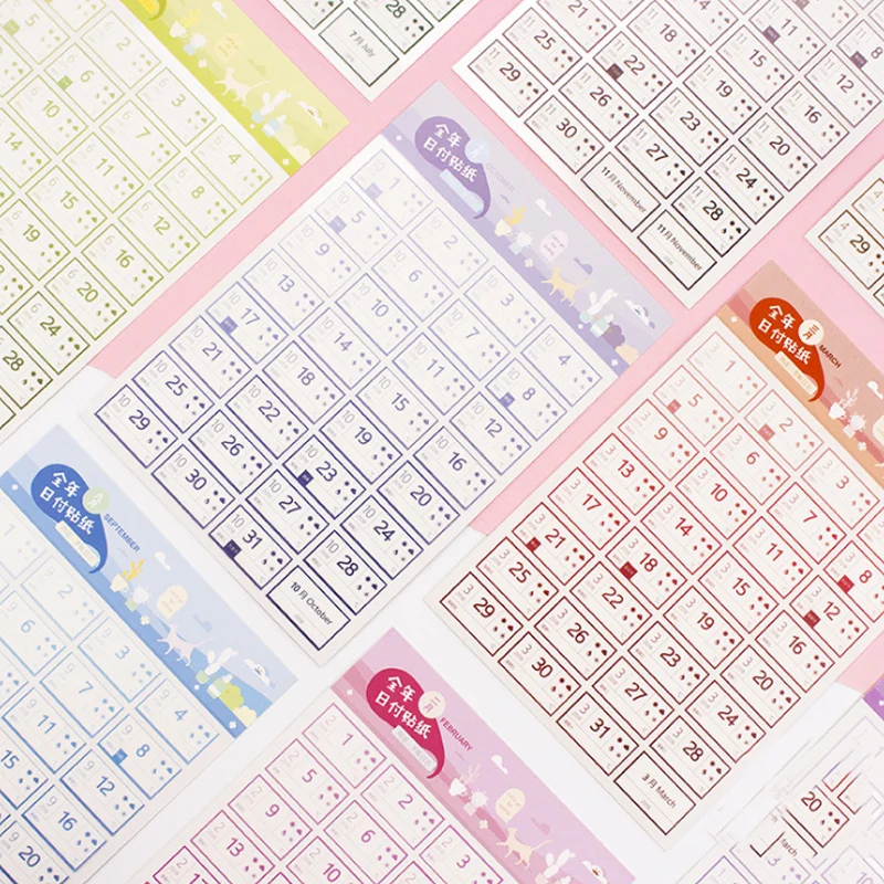 1Sheet Lovely DIY Colorful 2018 all year dates kawaii Stickers Diary Planner Journal Note Diary Paper Scrapbooking
1Sheet Lovely DIY Colorful 2018 all year dates kawaii Stickers Diary Planner Journal Note Diary Paper Scrapbooking