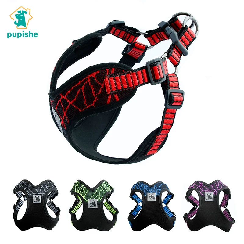 PUPISHE Dog Harness Vest Breathable Flyweave Sport X3 Dog Harness with Matching Leash Choke Free X Step-In Soft Mesh Pet Harness
PUPISHE Dog Harness Vest Breathable Flyweave Sport X3 Dog Harness with Matching Leash Choke Free X Step-In Soft Mesh Pet Harness
