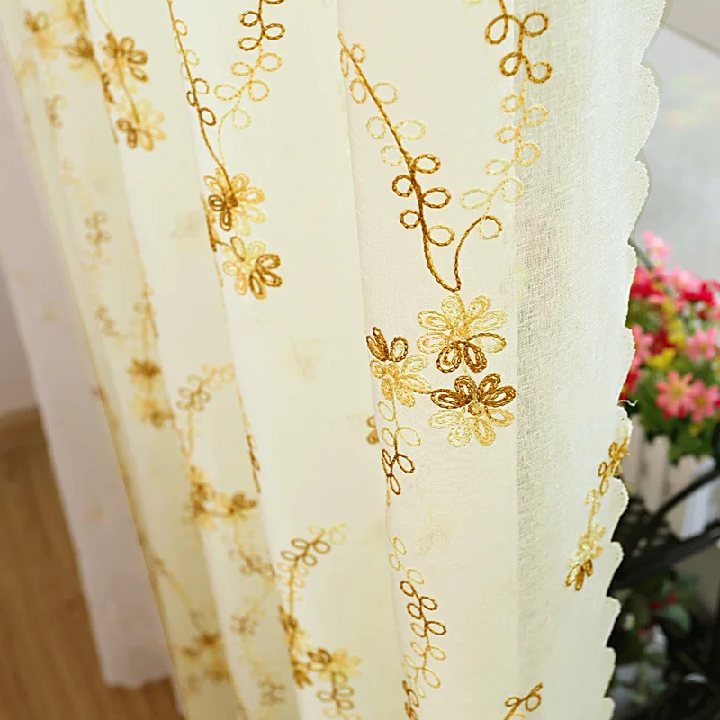 Idyllic Embroidered Curtain Fabric Small Fresh and Broken Flower Living Room Bedroom Floating Window Floor Window Special Price
Idyllic Embroidered Curtain Fabric Small Fresh and Broken Flower Living Room Bedroom Floating Window Floor Window Special Price