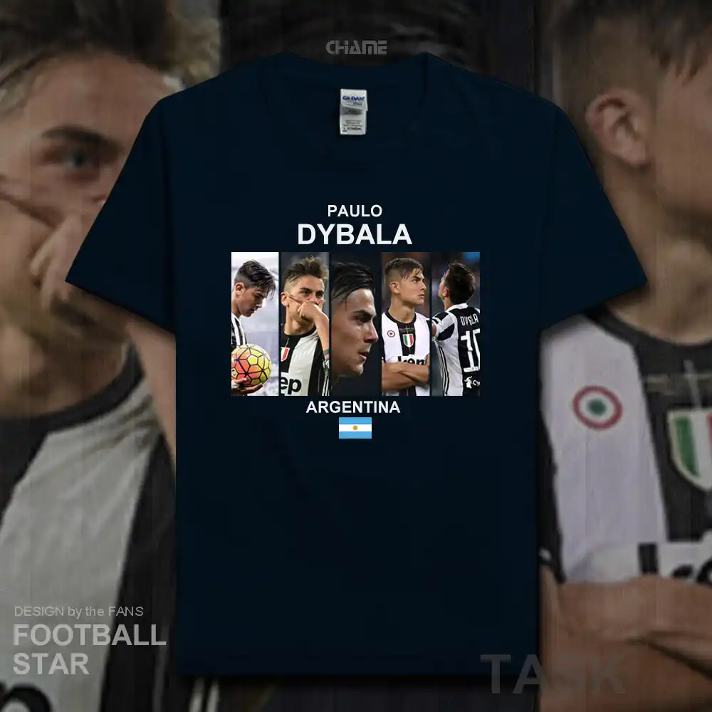 2019 summer fashion paulo dybala t shirt men"s short sleeve