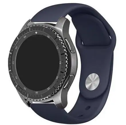 Ремешок для samsung Gear s3 Классический резиновый ремешок galaxy watch huami amazfit pebble ticwatch 1 huawei