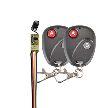 Small Remote Relay Switch 3.6V 4.8V 5V 6V 7.4V 9V 12V Wide Voltage Mini Receiver Transmitter Normally Open Close Wireless Switch
Small Remote Relay Switch 3.6V 4.8V 5V 6V 7.4V 9V 12V Wide Voltage Mini Receiver Transmitter Normally Open Close Wireless Switch