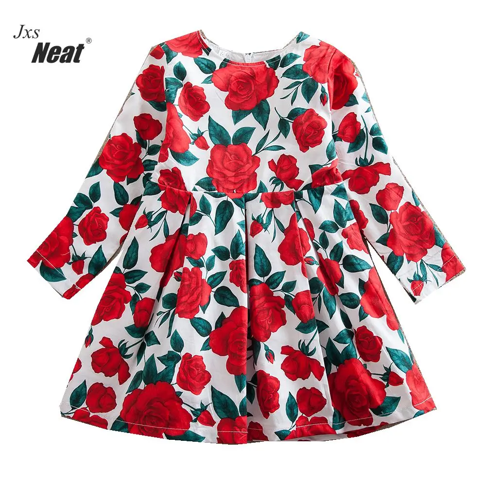 NEAT Autumn Winter baby girl clothes 2017 girls floral print long-sleeved dress kids temperament Princess party dresses WL168
NEAT Autumn Winter baby girl clothes 2017 girls floral print long-sleeved dress kids temperament Princess party dresses WL168