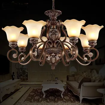Luxury Europe Resin Chandelier Lighting Living Room Lamp E27 Socket Well Package lustres para quarto
Luxury Europe Resin Chandelier Lighting Living Room Lamp E27 Socket Well Package lustres para quarto