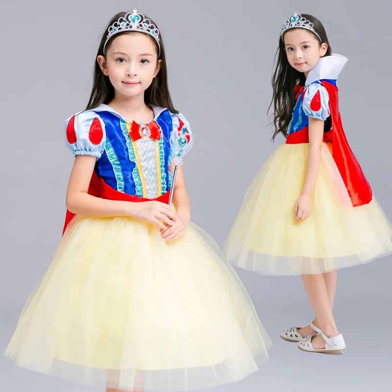Children's Day Girls Snow White Princess Dresses Performance Party Cosplay Dresses With Shawl 4 to 8 Years Kids
Children's Day Girls Snow White Princess Dresses Performance Party Cosplay Dresses With Shawl 4 to 8 Years Kids