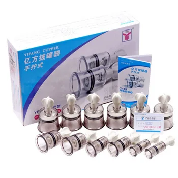 YFC-12 Rotary Bio-magnetic Vacuum Cupping Kit SCREW VALVE SUCTION Nipple Correction Cupper for Flat Or Inverted Nipple 12 CUPS
YFC-12 Rotary Bio-magnetic Vacuum Cupping Kit SCREW VALVE SUCTION Nipple Correction Cupper for Flat Or Inverted Nipple 12 CUPS