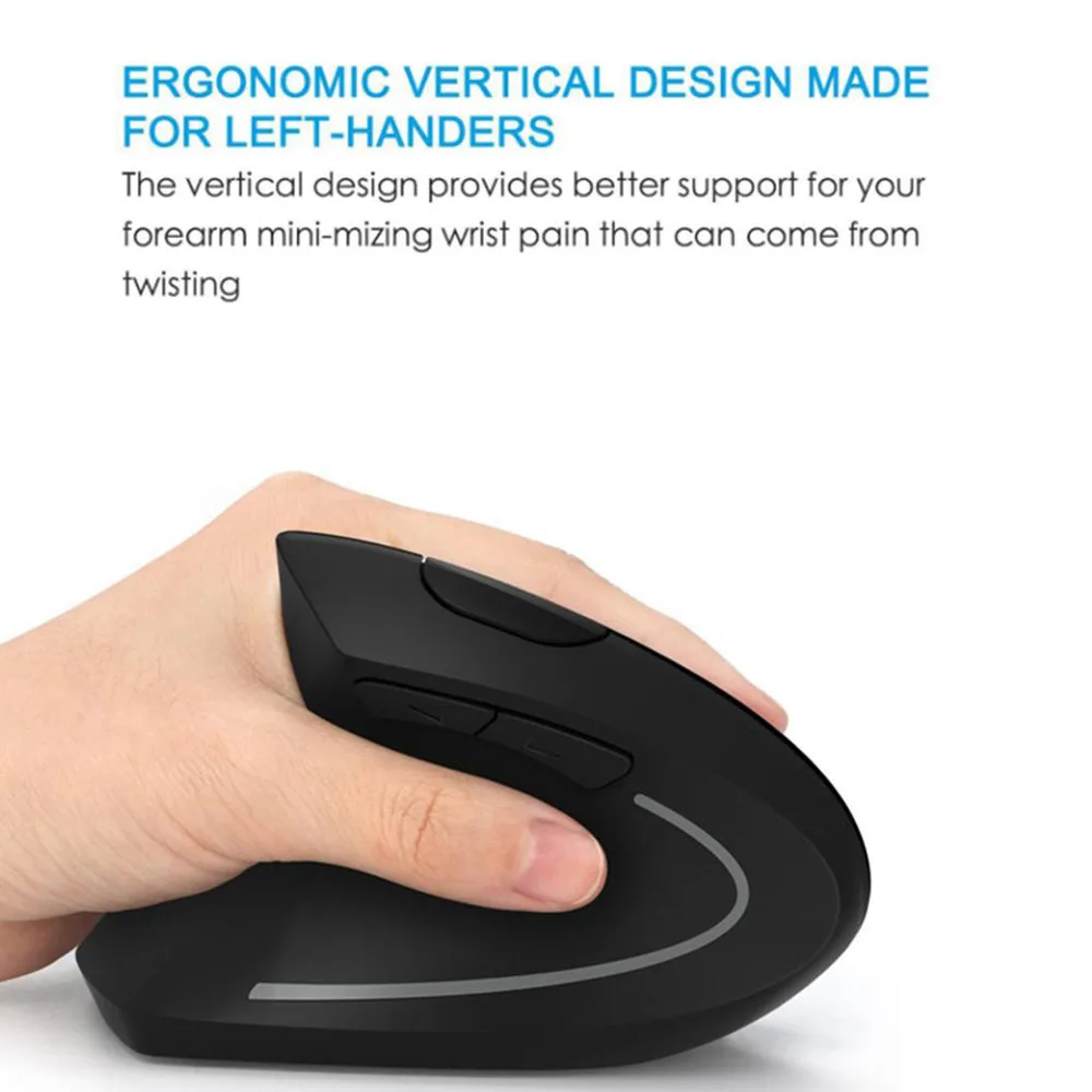 Wireless Mouse Computer Mice 6D 2.4G Wireless Ergonomic Vertical Mouse Left hand Optical 1600DPI Gaming Mic Desktop Office 7.8
Wireless Mouse Computer Mice 6D 2.4G Wireless Ergonomic Vertical Mouse Left hand Optical 1600DPI Gaming Mic Desktop Office 7.8