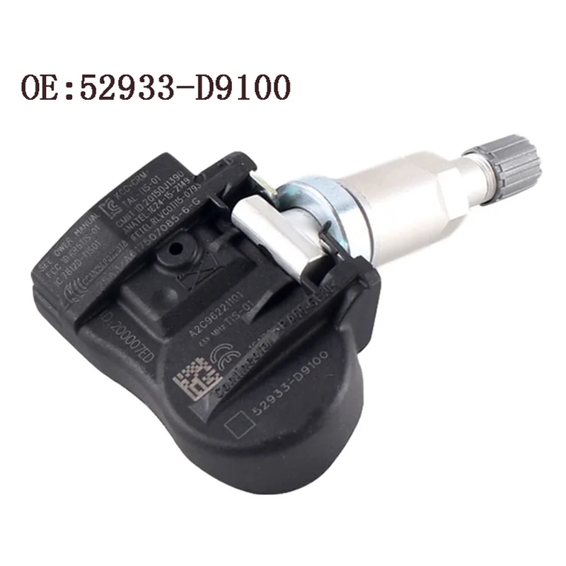 TPMS Sensor Tire Pressure Sensor For Kia Cadenza k7 17-18 Sportage / NIRO 17-19 SORENTO 18-19 52933-D9100 52933D9100 433Mhz
TPMS Sensor Tire Pressure Sensor For Kia Cadenza k7 17-18 Sportage / NIRO 17-19 SORENTO 18-19 52933-D9100 52933D9100 433Mhz