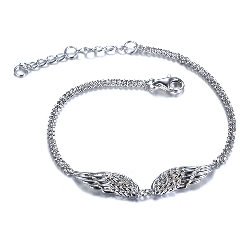 GW Fashion Adjustable Angle Wing Women Bracelets Wings Design 925 Silver Love Bracelet Friendship Jewelry Femme Wrist Bangles
GW Fashion Adjustable Angle Wing Women Bracelets Wings Design 925 Silver Love Bracelet Friendship Jewelry Femme Wrist Bangles