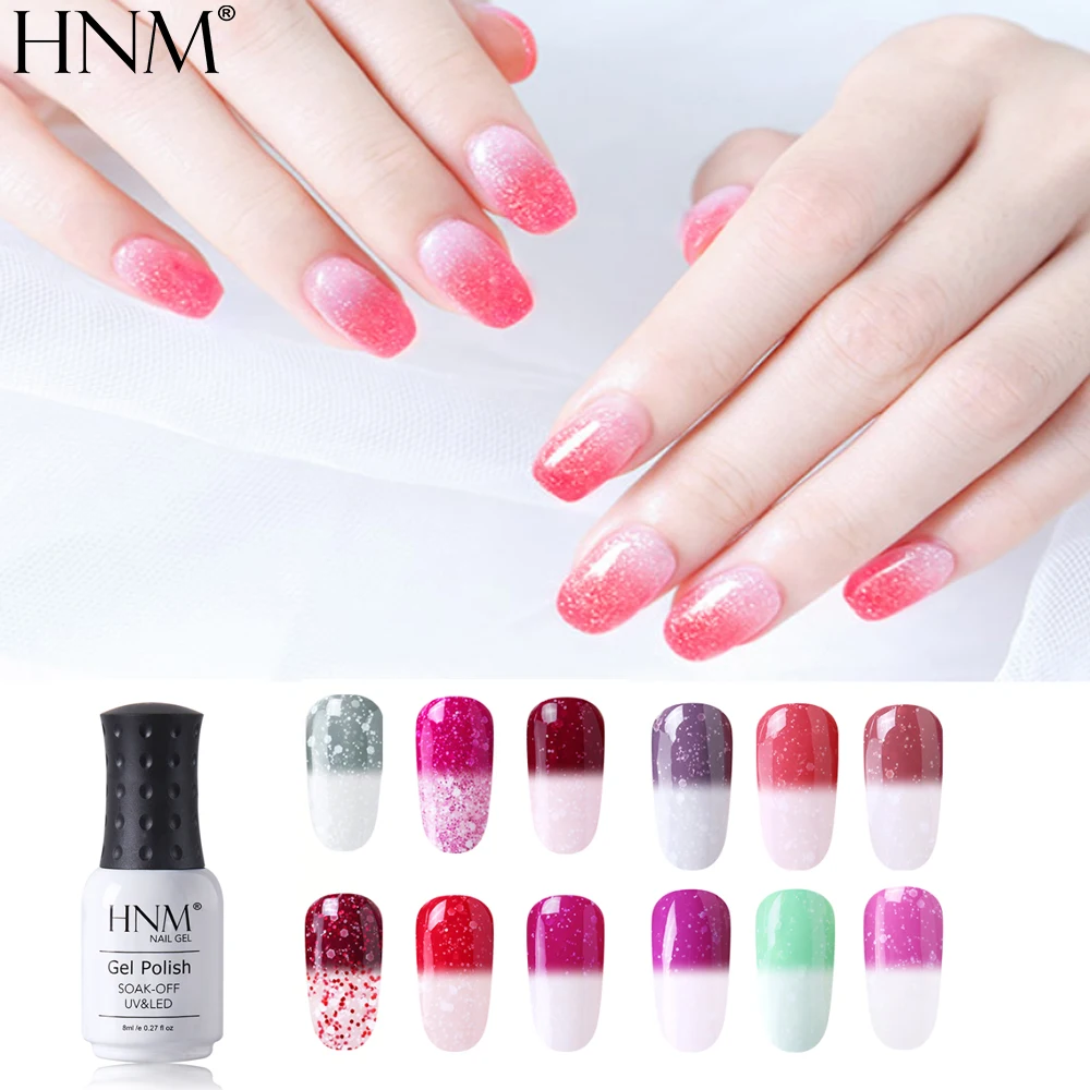 HNM 8ML Snowflake Thremal UV Gel Nail Polish Semi Permanent LED Lamp Nail Polish Soak Off Color Change Hybrid Varnish Enamel
HNM 8ML Snowflake Thremal UV Gel Nail Polish Semi Permanent LED Lamp Nail Polish Soak Off Color Change Hybrid Varnish Enamel