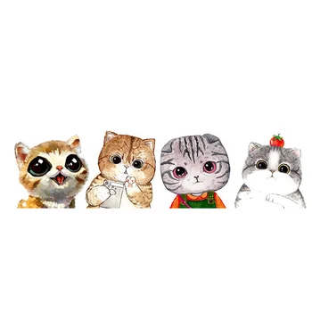 Cartoon water color kitten wall sticker Children's room nursery decoration background cute animal stickers Removable wallpaper
Cartoon water color kitten wall sticker Children's room nursery decoration background cute animal stickers Removable wallpaper