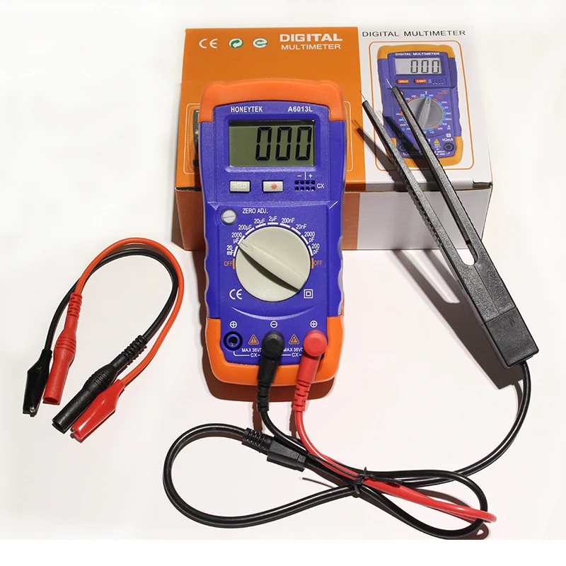 Digtital A6013L Capacitor mF uF Circuit Gauge Capacitance Meter Tester the same as XC6013L Capacitance multimeter
Digtital A6013L Capacitor mF uF Circuit Gauge Capacitance Meter Tester the same as XC6013L Capacitance multimeter