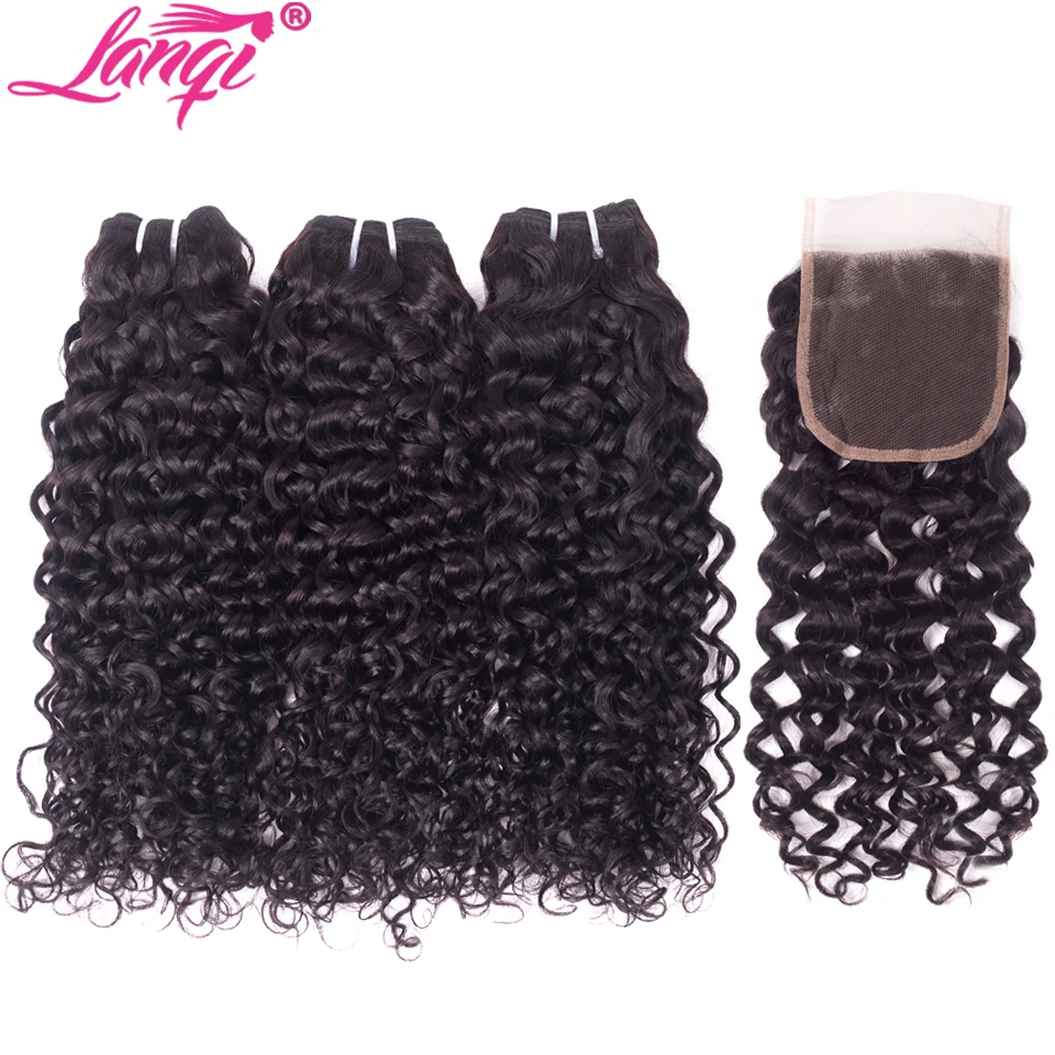 Brazilian water wave hair bundles with closure 3 Bundles Wet and Wavy Human Hair Weave With Lace Closure Non Remy Hair extension
Brazilian water wave hair bundles with closure 3 Bundles Wet and Wavy Human Hair Weave With Lace Closure Non Remy Hair extension