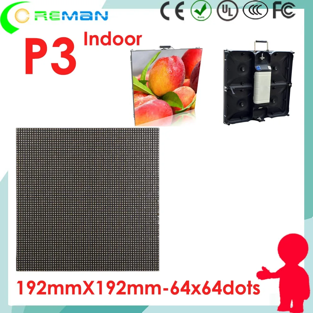 ali electronics free shipping 64x64 192mmx192mm 64x32 led display module dot matrix p3 / mobile led video panel rental p2.5 p4
ali electronics free shipping 64x64 192mmx192mm 64x32 led display module dot matrix p3 / mobile led video panel rental p2.5 p4