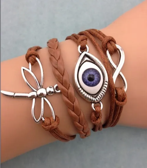 1pc infinity bracelet, evil eye bracelet,dragonfly leather bracelt,bracelet for christmas gift 3036 mini order 10$
1pc infinity bracelet, evil eye bracelet,dragonfly leather bracelt,bracelet for christmas gift 3036 mini order 10$