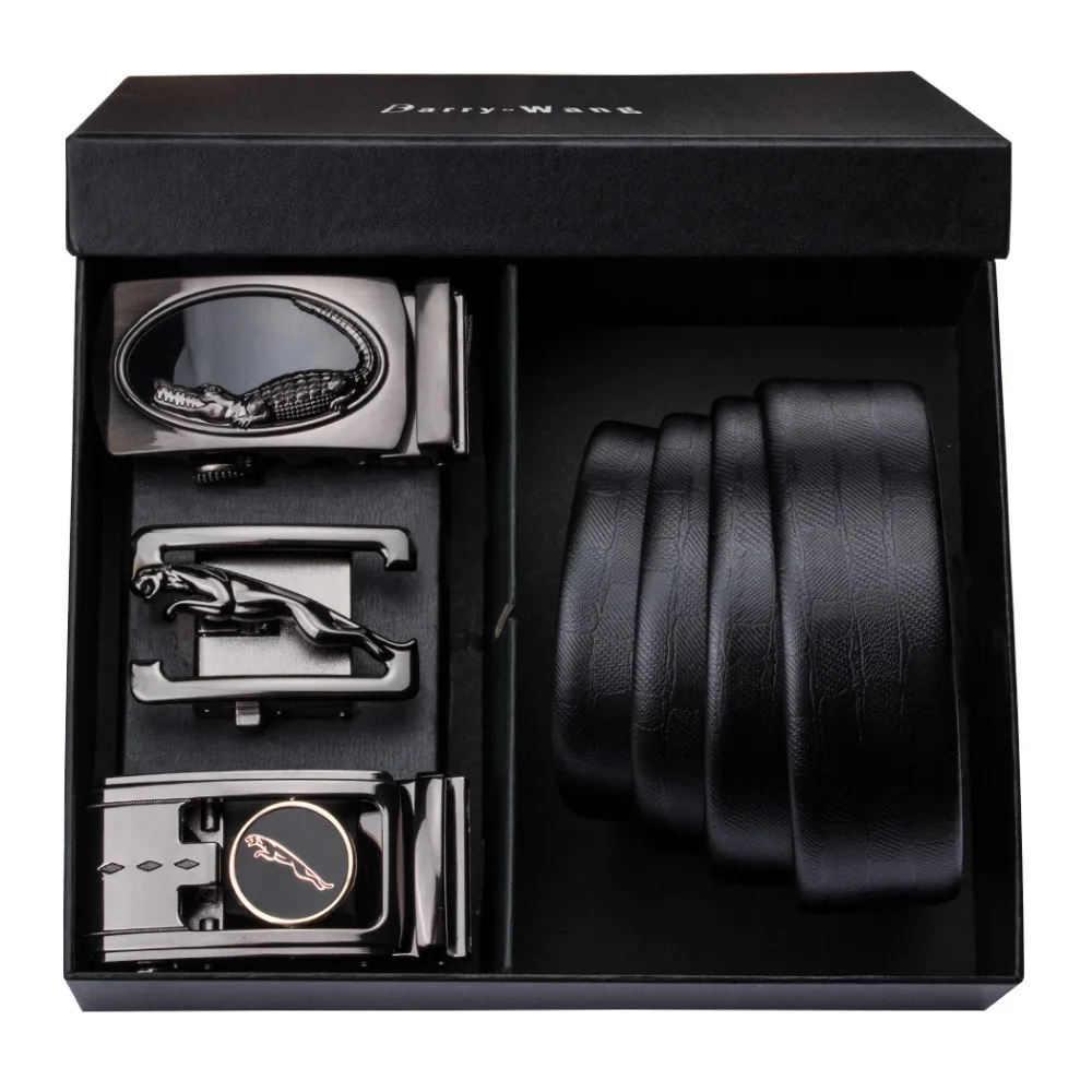 PT-0006 Barry.Wang Automatic Buckle Genuine Leather luxury Belts For Men 110cm-150cm Long Alloy Buckle Men's Belts Gift Box Sets
PT-0006 Barry.Wang Automatic Buckle Genuine Leather luxury Belts For Men 110cm-150cm Long Alloy Buckle Men's Belts Gift Box Sets
