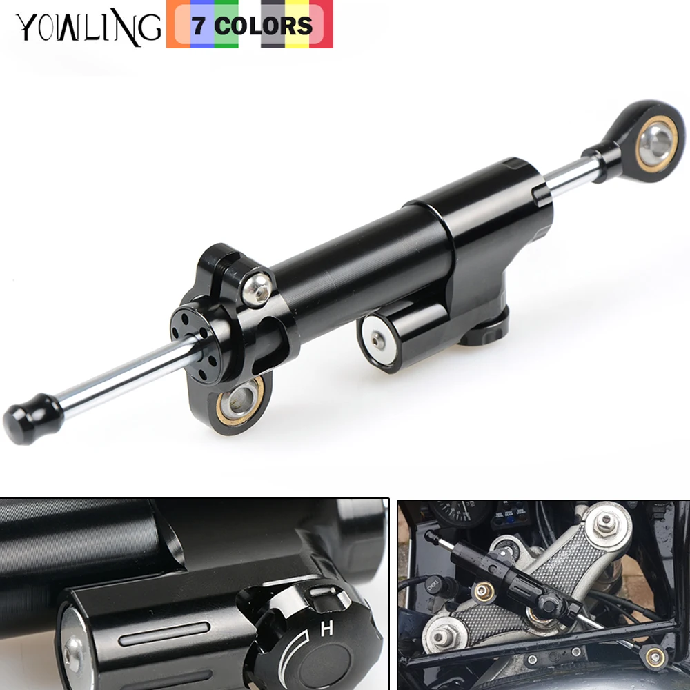 Motorcycle CNC Universal Steering Dampers Stabilizer Silver For BMW f800gs 1200gs f800 gs for yamaha mt09 mt07 mt 07 09 MT-10
Motorcycle CNC Universal Steering Dampers Stabilizer Silver For BMW f800gs 1200gs f800 gs for yamaha mt09 mt07 mt 07 09 MT-10