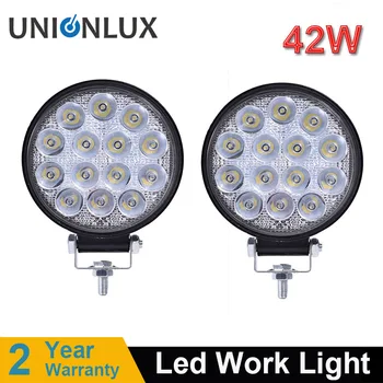2PCS 4 Inch 42W Offroad Car LED Work Light Spotlight Flood Spot Beam Drive Lamp For JEEP UAZ 4x4 Car 4WD Boat SUV ATV Truck 
2PCS 4 Inch 42W Offroad Car LED Work Light Spotlight Flood Spot Beam Drive Lamp For JEEP UAZ 4x4 Car 4WD Boat SUV ATV Truck