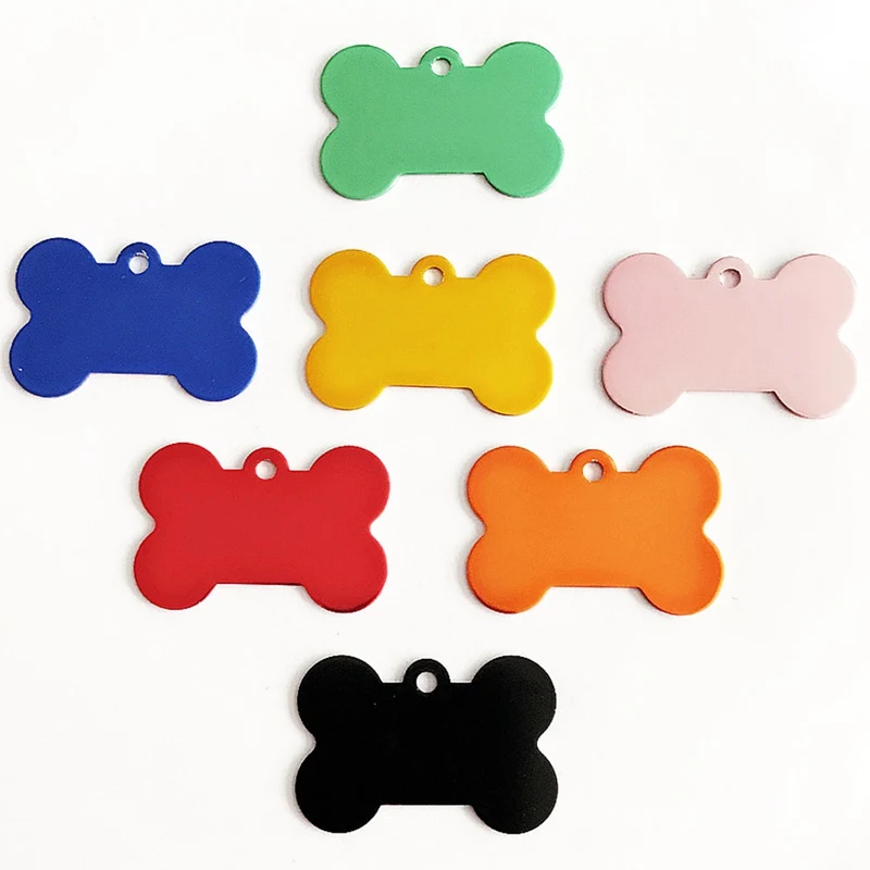 2 pcs/lot Aluminum Pet ID Tag Bone Shape Double Sided Custom Engraved Dog Cat Pet Name Phone Number ID Tag Charm Personalized
2 pcs/lot Aluminum Pet ID Tag Bone Shape Double Sided Custom Engraved Dog Cat Pet Name Phone Number ID Tag Charm Personalized